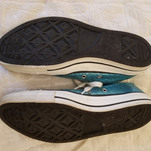 Converse Turquoise Glitter - Picture 5 of 6